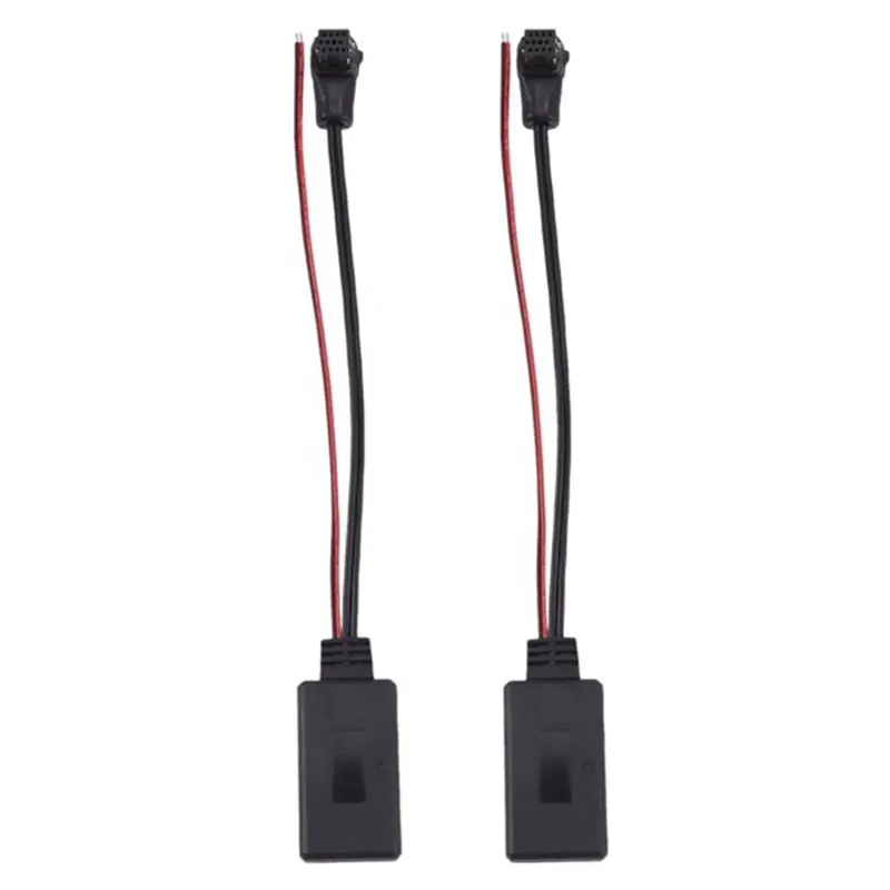 2Pcs Car Bluetooth Audio Receiver For Pioneer Ip-Bus 11Pin Bluetooth Aux Receiver Adapter-ABQF
