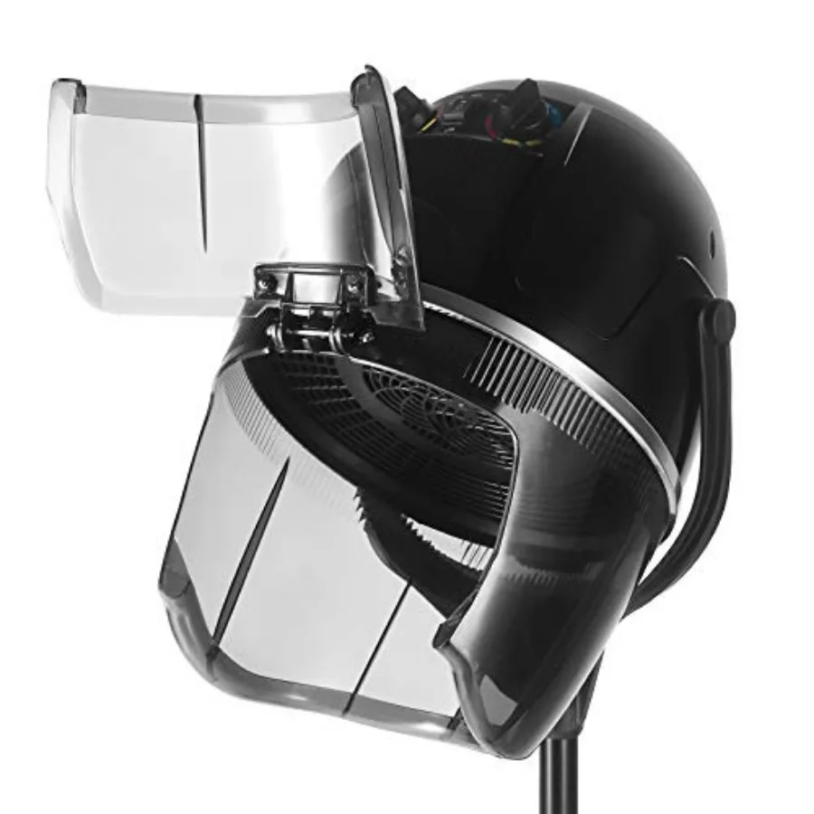 مجفف شعر احترافي بغطاء للرأس مع تصميم بونيه قابل للتعديل يتميز بوظيفة الموقت واللفة