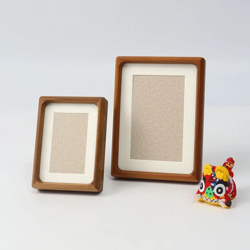 Solid Wood Mortise and Tenon Photo Frame Vertical and Horizontal Decorative Frame High-Quality Picture Frame Home Decor