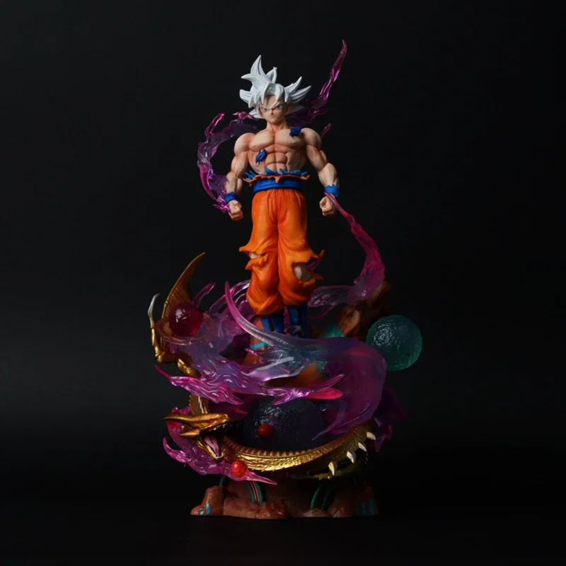 Anime Figurin free spirit Wukong Wujita Super Saiyan dollar, glowing desktop decoration Pvc Model Desktop Collection