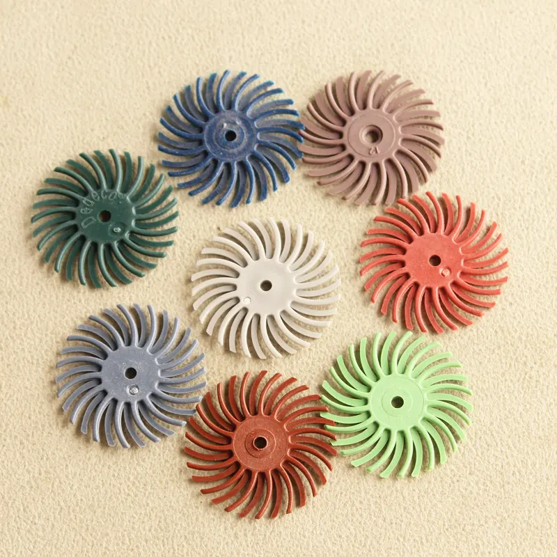 80~2000 Grit Radial Bristle Disc Abrasive Brush 2.35mm/3mm Shank Detail Polishing Wheel For Dremel Rotary Tool Accessories