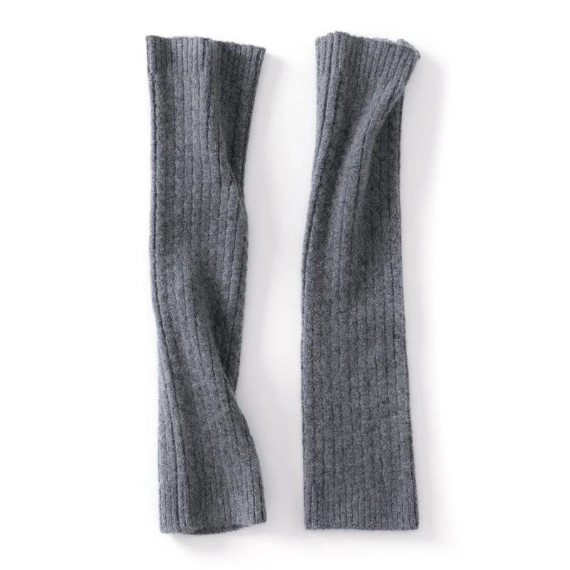 Calentadores de piernas de punto de cachemira clásicos Calcetines calentadores de piernas hasta la rodilla de punto acanalado Medias de mujer Calcetines hasta la rodilla de punto para mayor comodidad