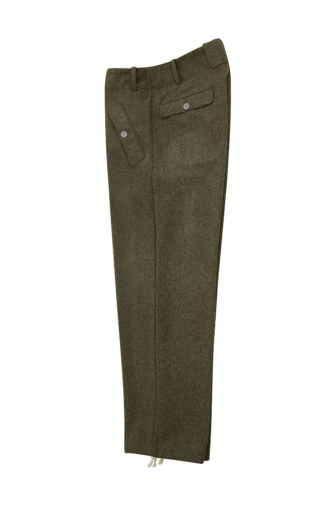 GUWB-105 WWII German Heer M44 brown wool trousers