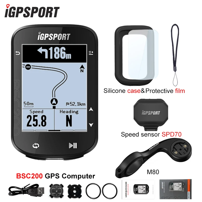 iGPSPORT BSC200 Bike Computer Route Navigation Wireless GPS