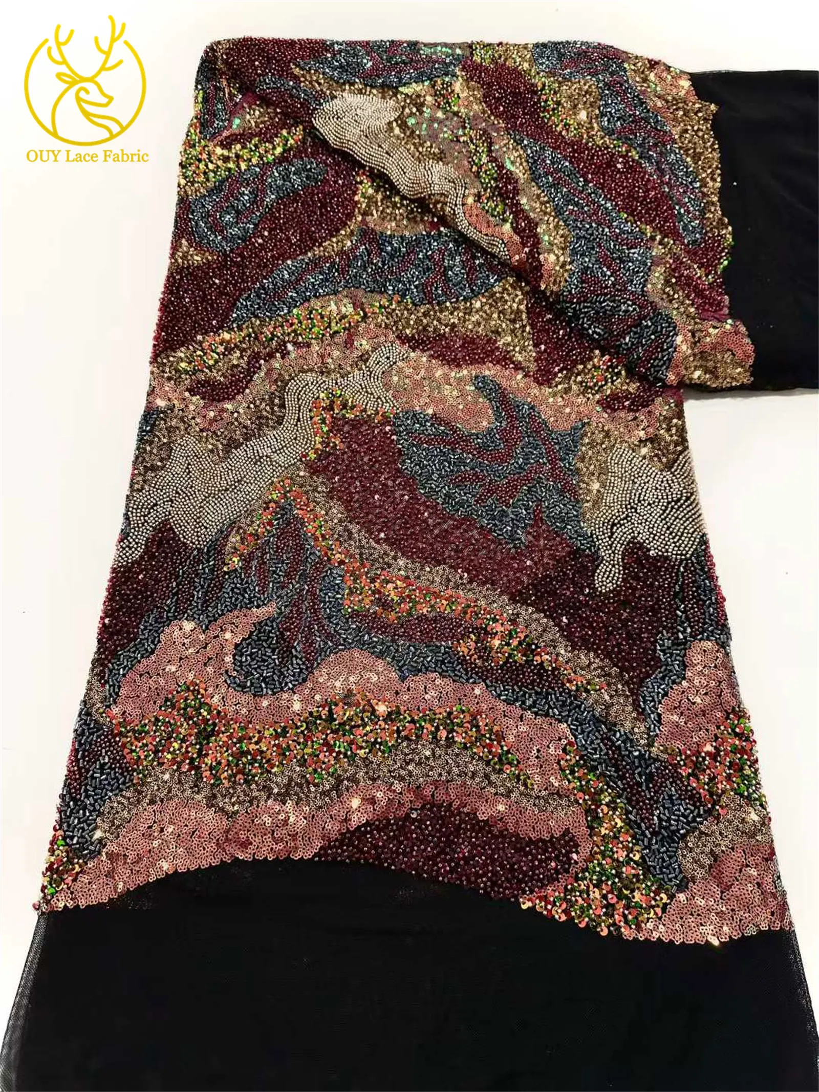 أحدث الفاخرة الأفريقي مطرزة مطرز أقمشة الدانتيل الزفاف الفرنسية النيجيري تول المطرزة أقمشة الدانتيل فستان الحفلات النسائية