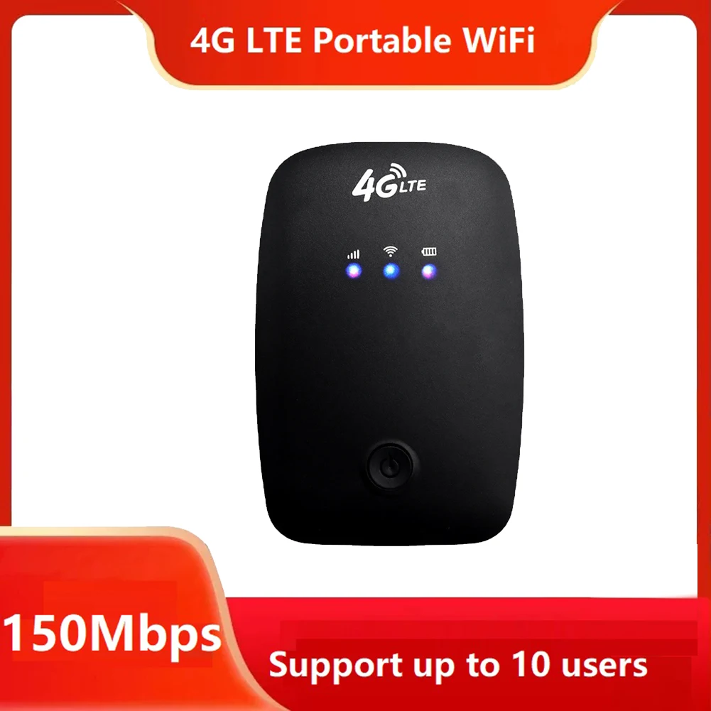 H808-USA 4G LTE Mobile WiFi Router 150Mbps 4G Portable WiFi Router with SIM Card Slot Applicable To the Americas Canada