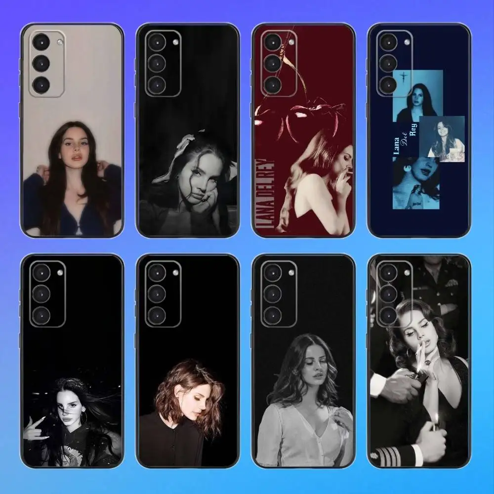

L-Lana Del R-Rey Black Soft Phone Cover Case for For Samsung Galaxy A73,A72,A71,A53,A52