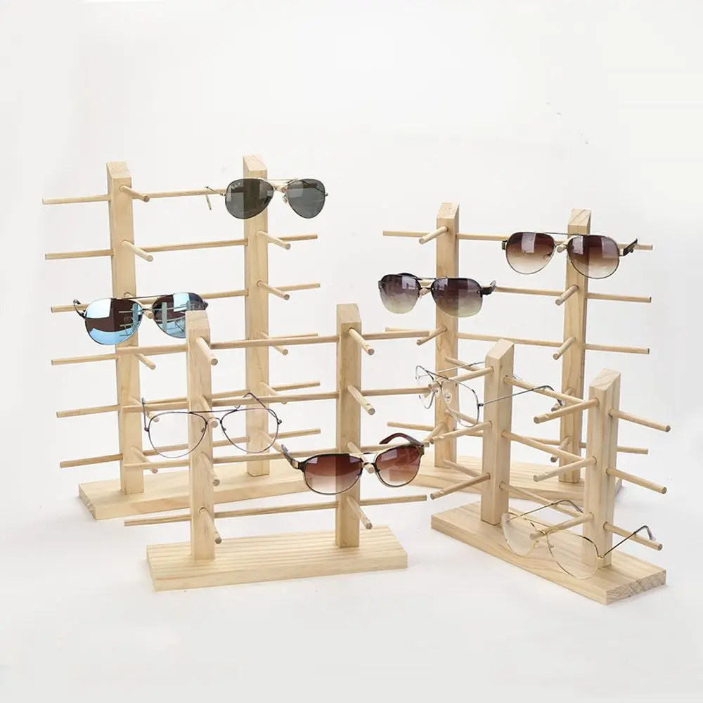Multi Layers Wood Sunglass Display Racks Shelf Eyeglasses Show Stand Jewelry Holder For Multi Pairs Glasses Showcase Women_voghion.com