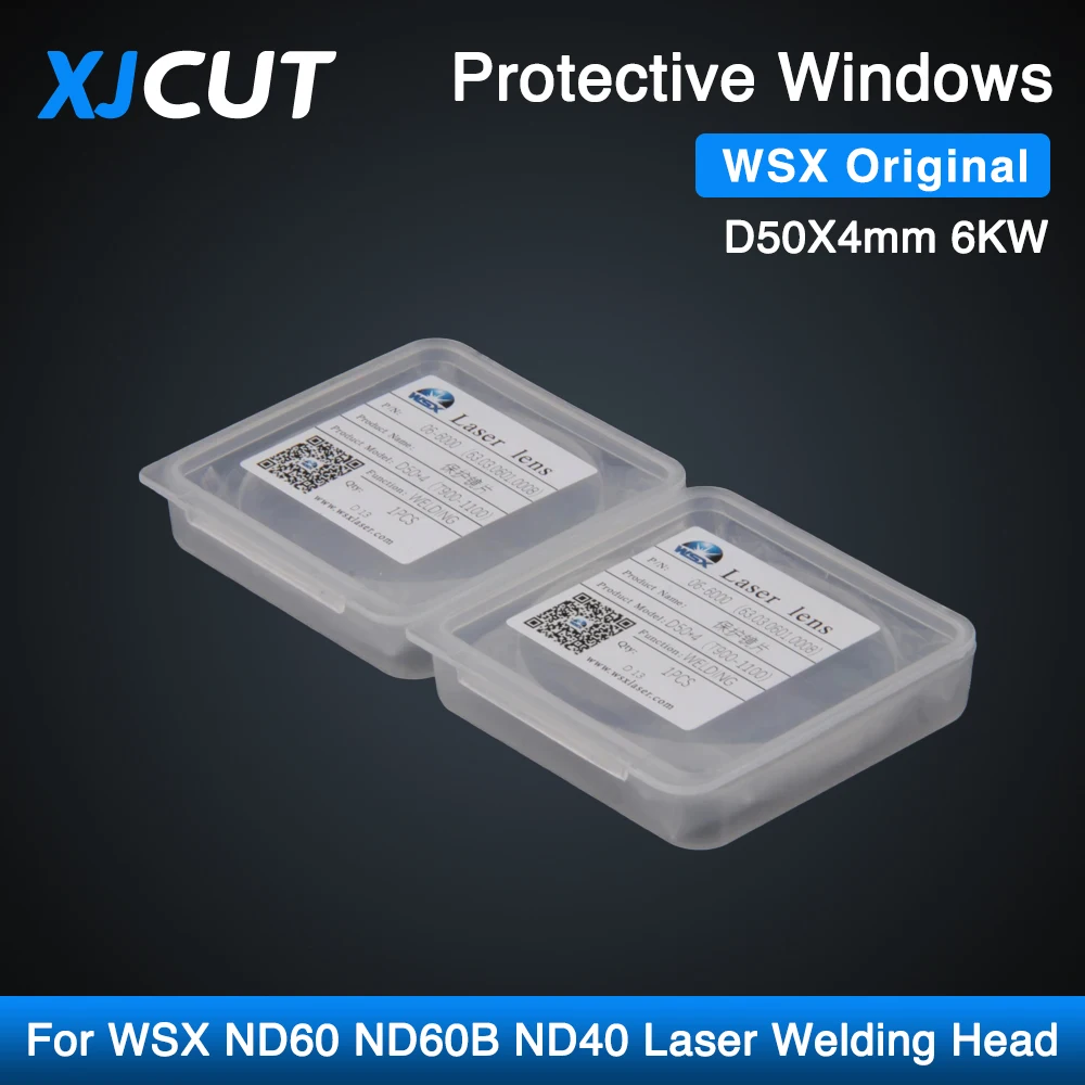 10 قطعة/الوحدة WSX الأصلي واقية ويندوز عدسة D50 * 4 6000 واط عدسة بصرية ل WSX ND60 ND60B ND40 الليزر لحام رئيس 900-1100nm #3