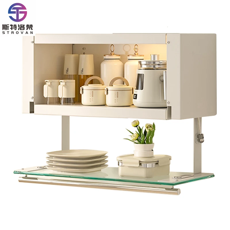 

Home Kitchen Accessories Seasoning Rack Metal Smart High Quality Spice Jar Organizer Holder Wall Mounted Tools Storage Cabinets