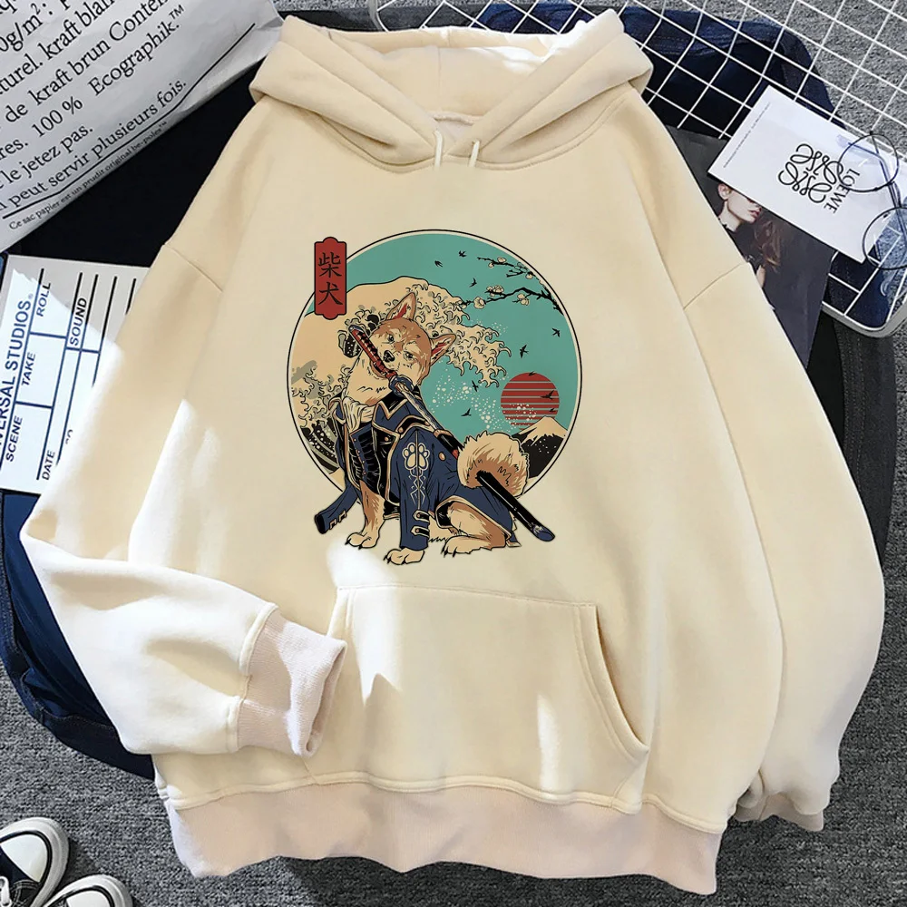 

Shiba Inu hoodie patterned anime sweater funny harajuku female hoddie soft fabric harajuku trendy