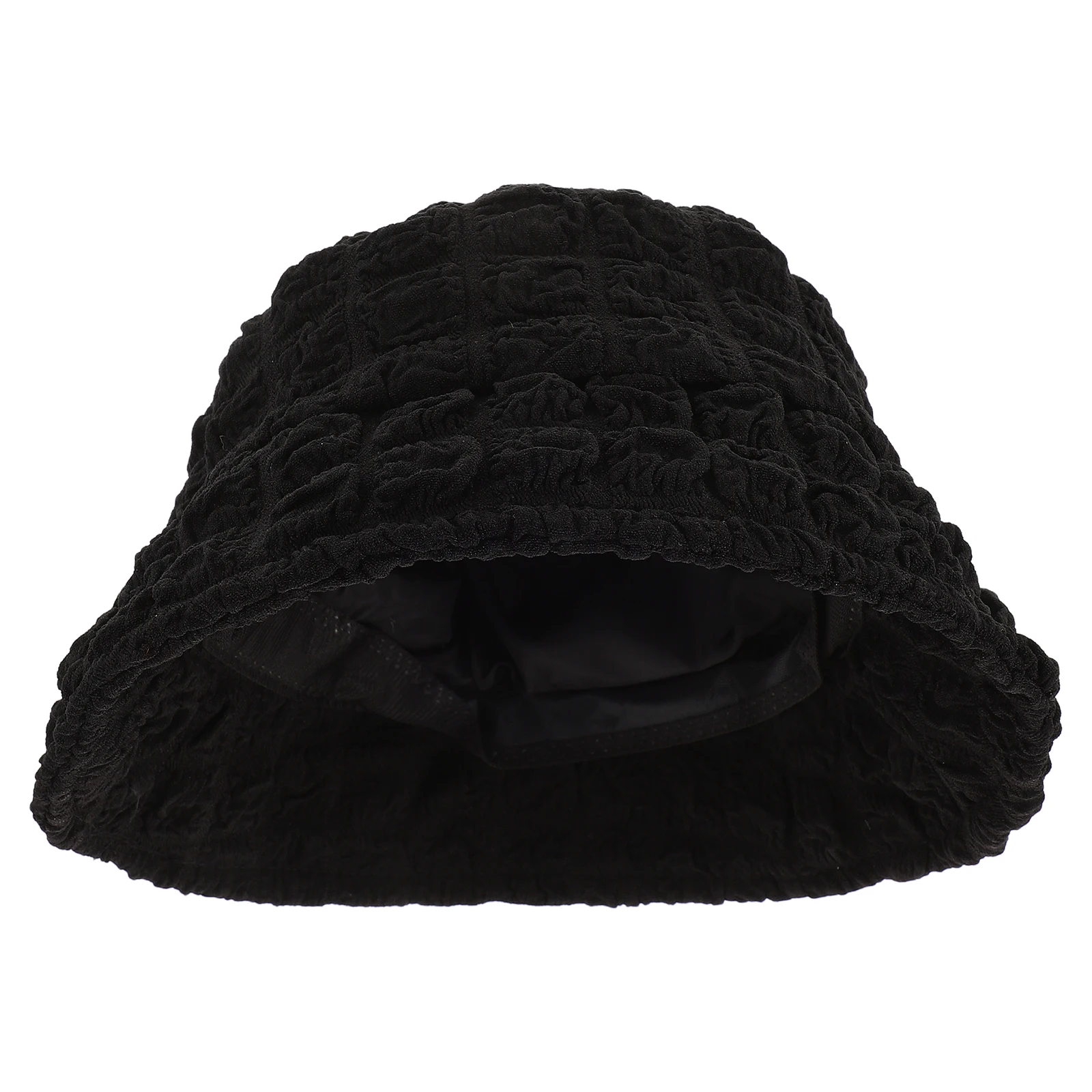 

Seersucker Fisherman Bucket Hat for Women Spring Brim Visor Knit Beanie Summer Beach Hat Lightweight Breathable