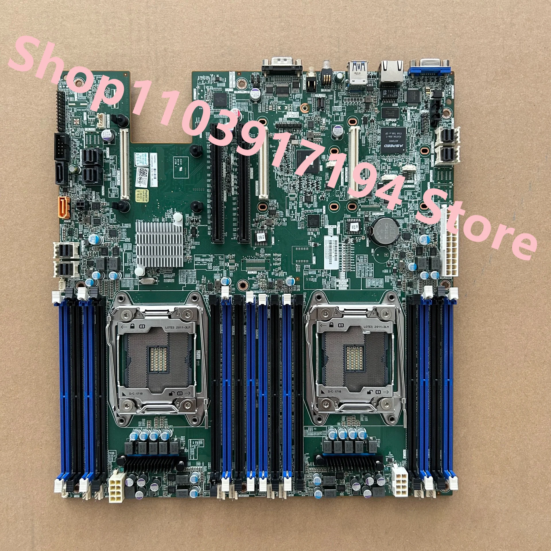 FOR  Lenovo rd452x Motherboard K800g3  X99 Two-way server motherboard Aupport E5-2600v3v4 CPU Support ocp Network card 00HV550