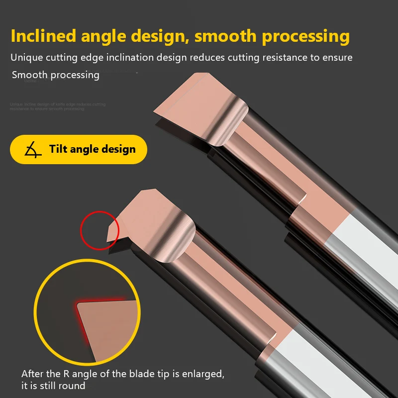 Double Headed Boring Tool Small Hole Turning lathe Tools Bar Thread Machining Metal MTR Bore For Steel Iron Carbide Alloy Cutter