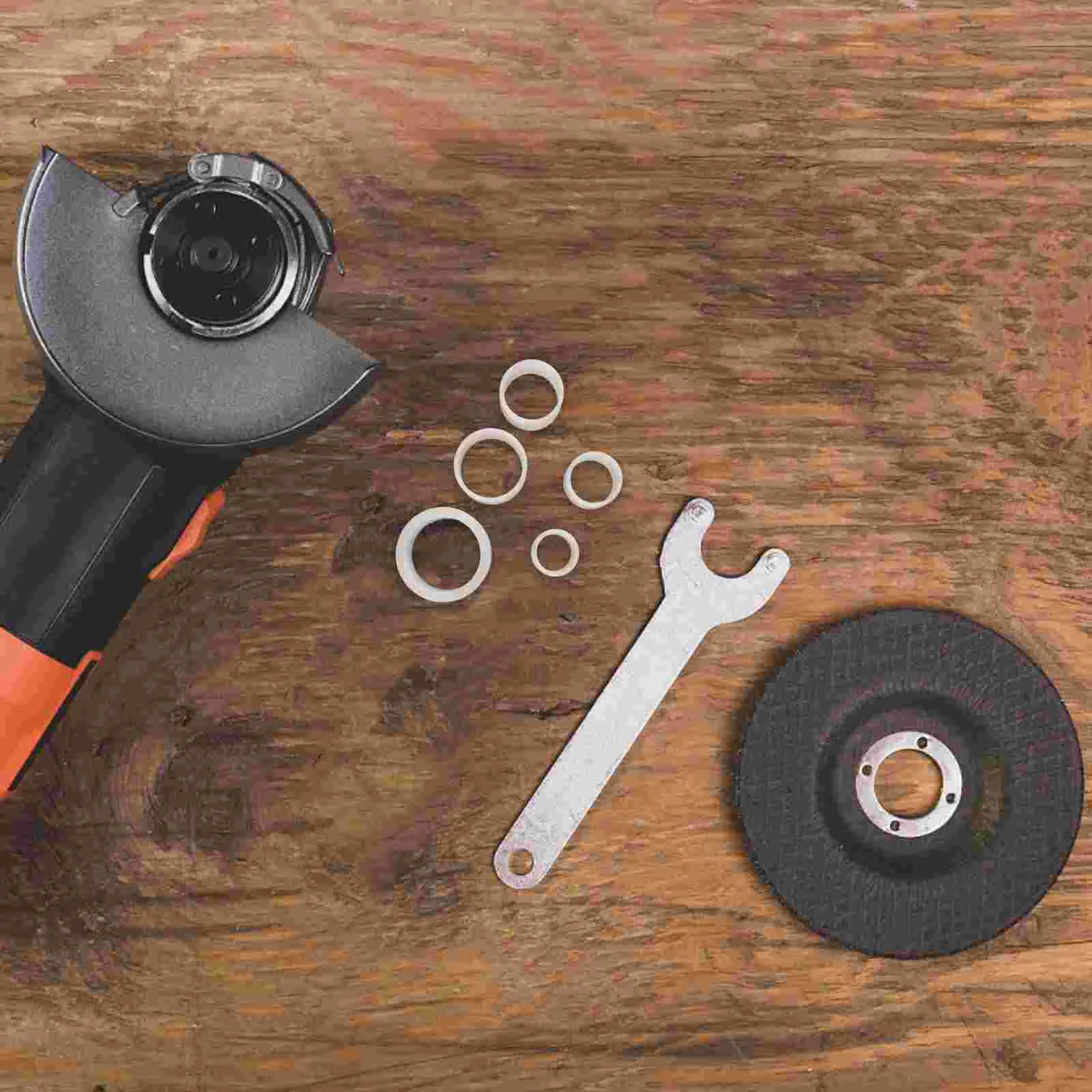 2 Sets Grinding Wheel Reducer Ring Washer Sanding Reducing Bushing Adapters Casing Bender Plastic