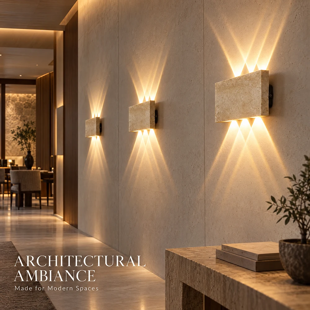 Outdoor Waterproof Wall Lamp Yellow Cave Stone Wall Lamp Exterior Wall Light Courtyard Balcony Living Room Wall Lighting Fixture