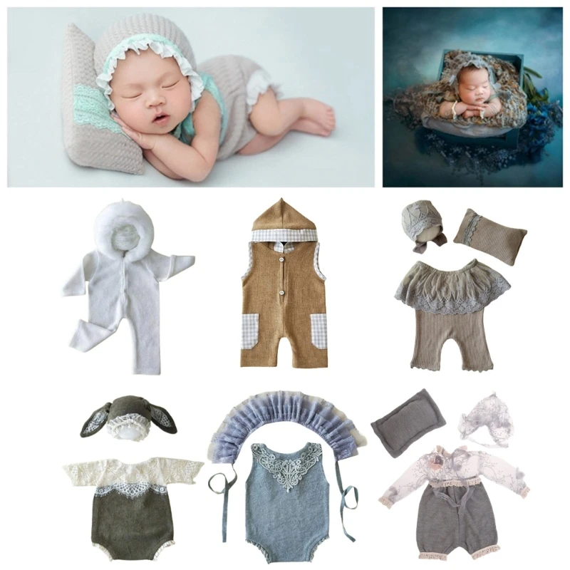 Newborn Photography Props Baby Photo Clothes Photography Costume Clothing Outfit for 0-1Month Infant Baby Supplies