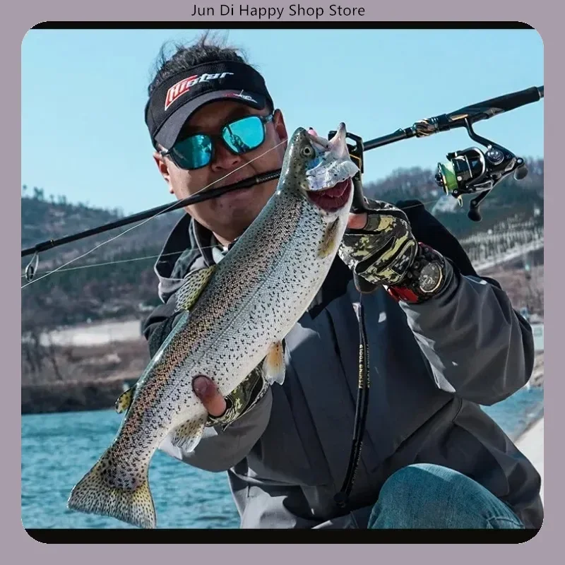HASIDA Butterfly Telescopic Lure Rod UL Power Titanium Alloy Guide Ring Tip Portable Ultra Light Outdoor Stream Fishing Durable