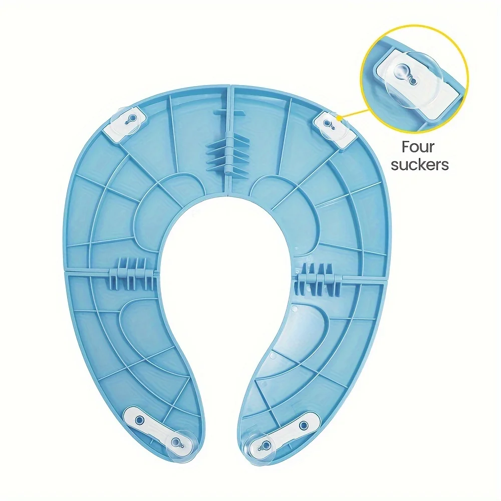 Portable & Foldable Youngsters Potty Seat with Non-Slip Suction Cups - Fit for Travel, Boys & Girls RV Toilets