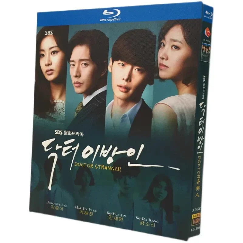 

BD Blu-ray High Definition Korean Drama Doctor Stranger 2014 Lee Jong-suk Chen Shi-yan Park Hae-jin 5-Disc Box