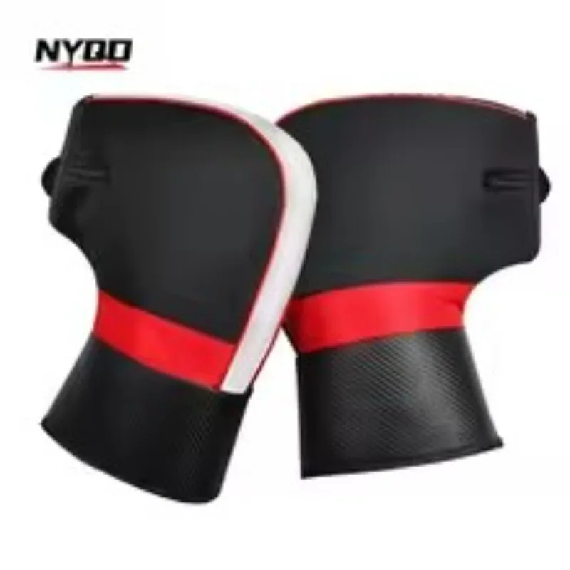 1 Pair Universal Motorcycle Gloves Bike Handle Bar Gloves Pu Leather Winter Warm Scooter Bike Windproof Handle Bar Protector