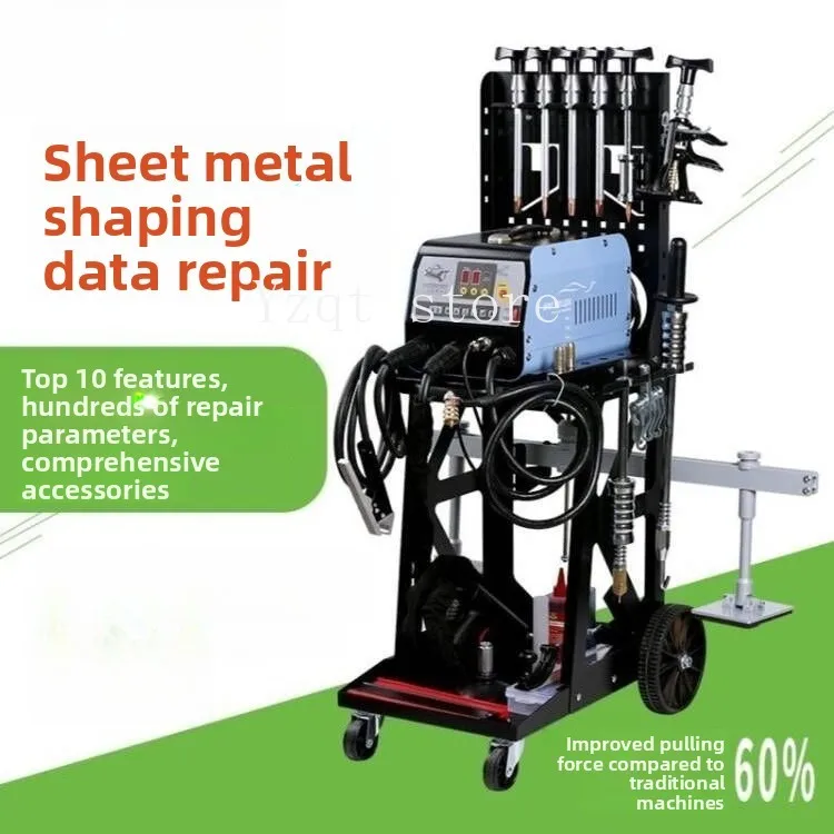 Automotive sheet metal machines, dent shaping machines, sheet metal recesses, intermediary machines, tool spot welding equipment