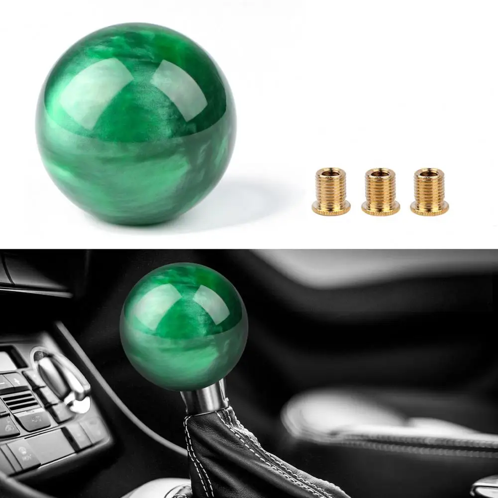 Dropshipping!!Gear Knob Ball Shape Anti-slip Acrylic Resin Universal Manual Gear Stick for Car