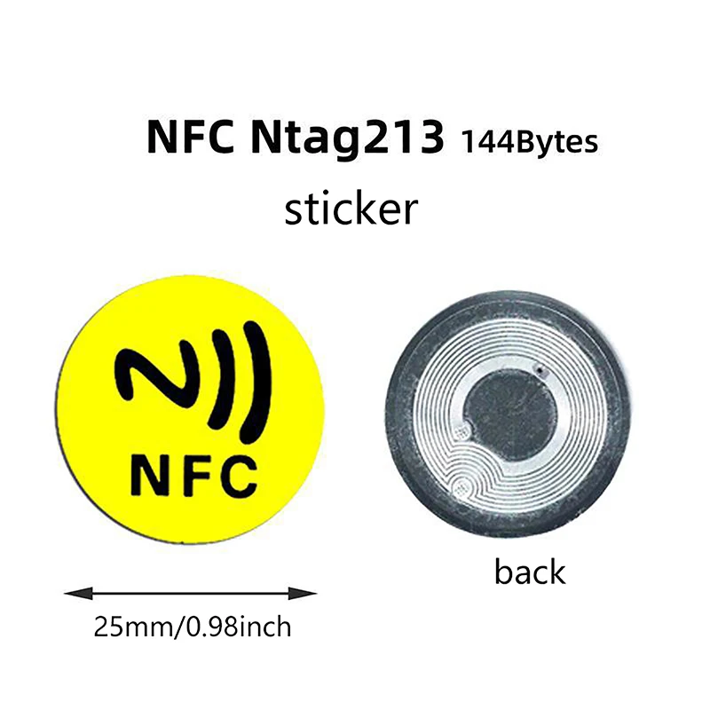 RFID 125KHz T5577 Rewritable Sticker Keytag Anti Metal Interference Label Writable Key Token Tag Card Duplicate Clone NFC Tags