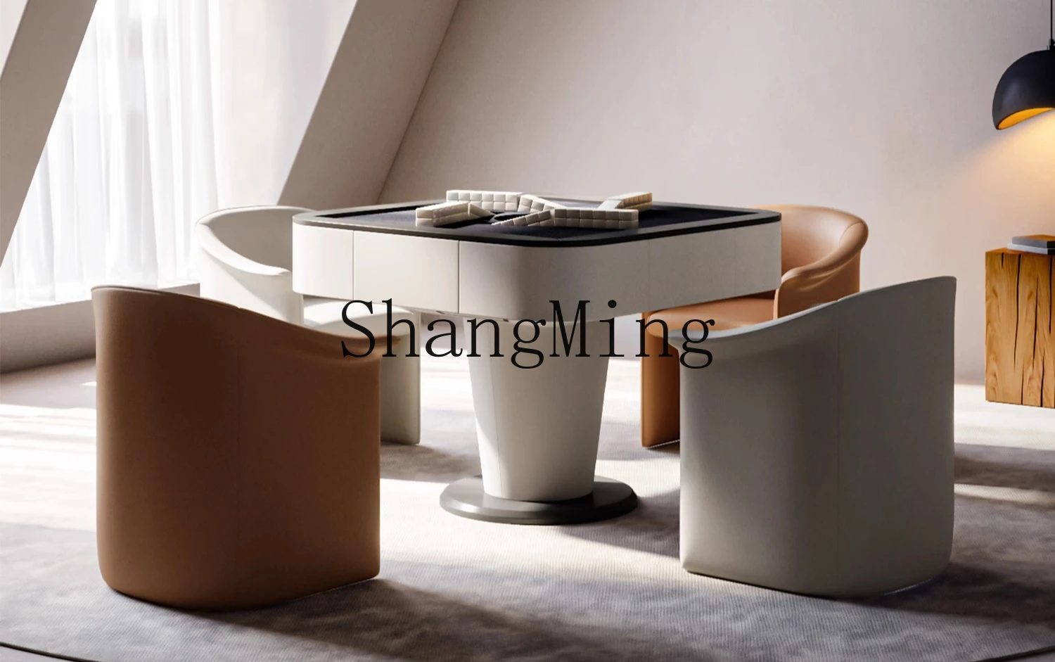 

CLmahjong table light luxury high-end household automatic multi-function electric mahjong machine