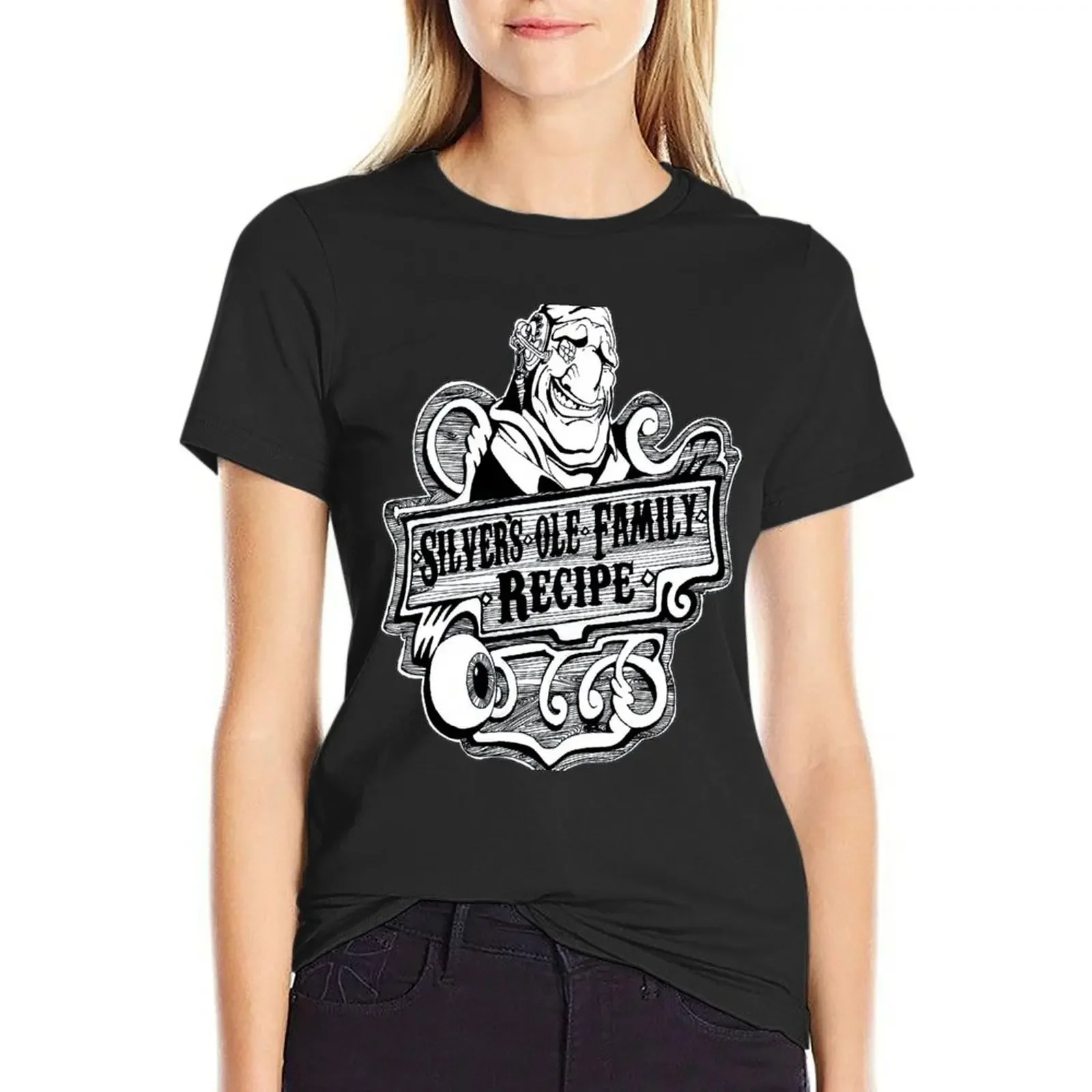 

Silvers ole family recipe T-Shirt kawaii clothes lady clothes korean fashion plain t-shirt dress for Women sexy