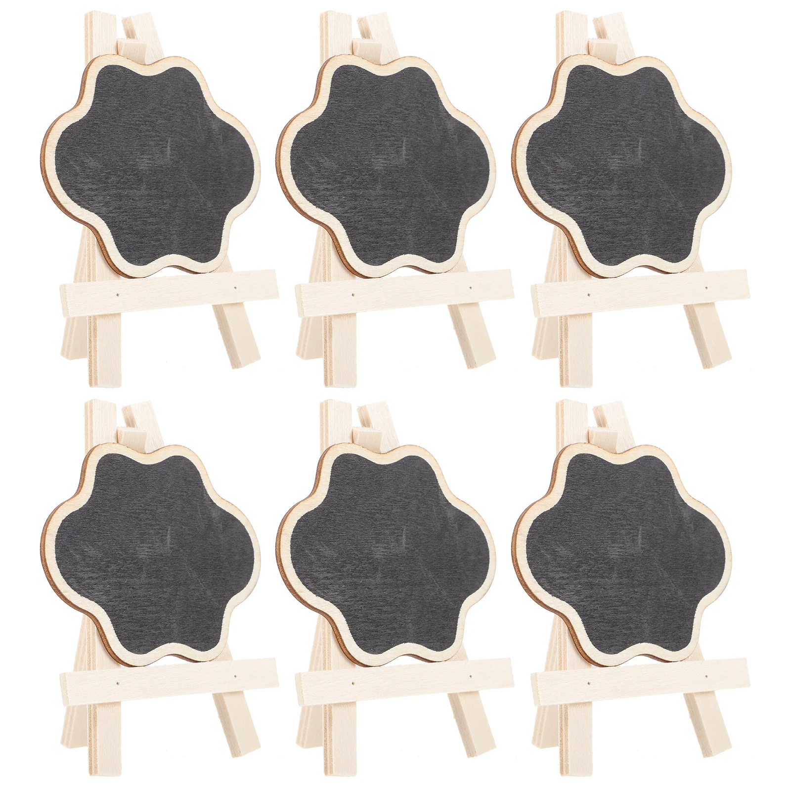 

1 Set Reusable Wooden Chalkboard Mini Blackboard Small Message Board For Party Wedding Kitchen Cafe Lightweight Durable With