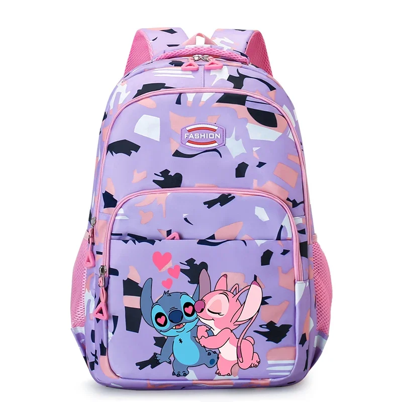 Disney Lilo i Stitch kobiety tornister plecak chłopcy dziewczyna Bookbag torba uczeń nastolatek dzieci plecak tornister plecak Mochila