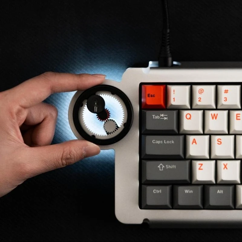 Clavier à axe magnétique 63 RT, dédié aux jeux de sports électroniques, clavier personnalisé