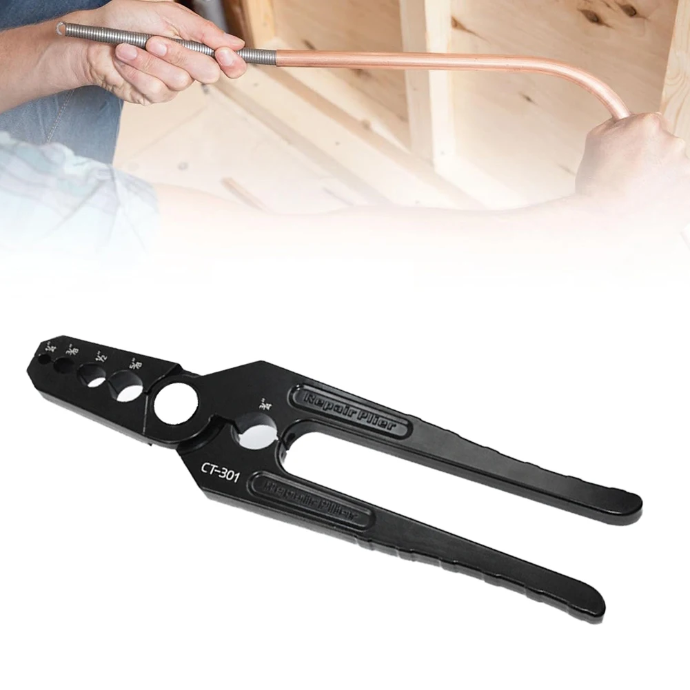 ST301 Copper Tube Repair Pliers Versatile Round Plier Tool Compound Rounder And Flat Folding Tube Fix Leaks Quickly Easily