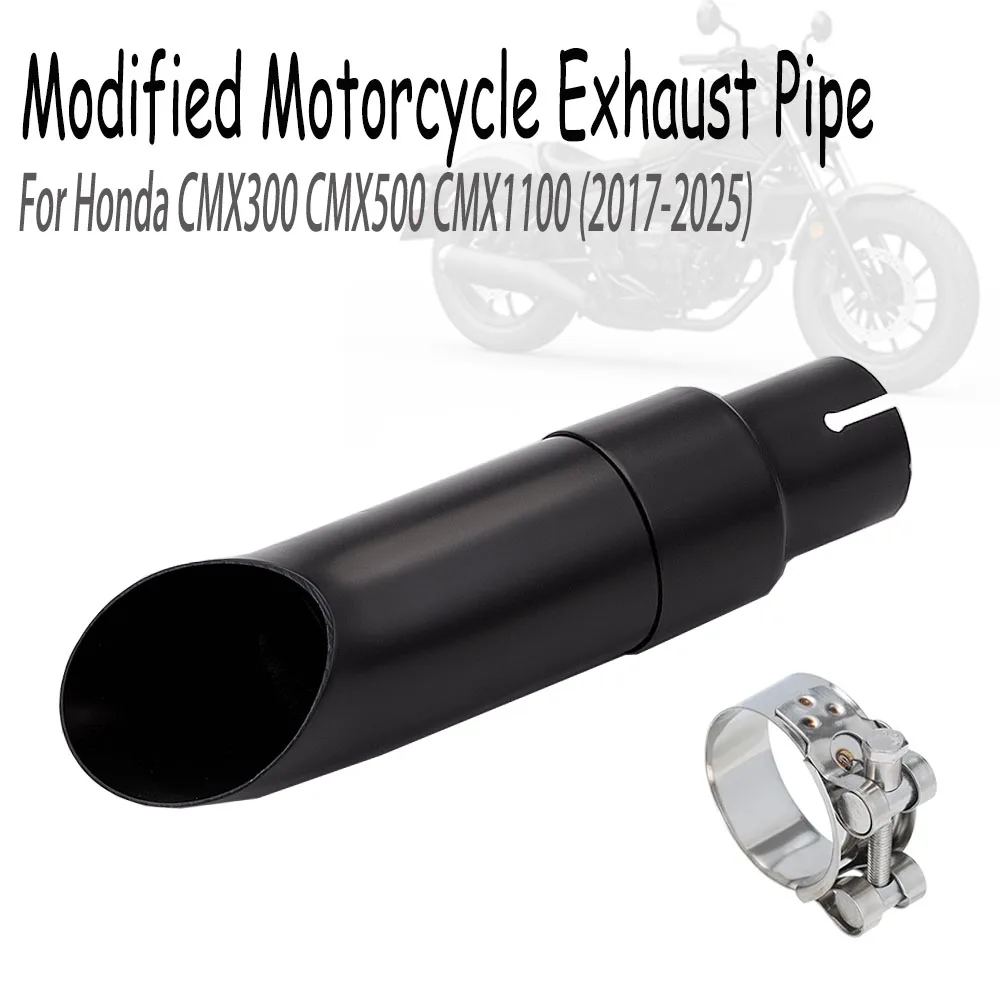 

Moto GP Exhaust Pipe Modification Suitable for Honda CM300 CMX500 CMX1100 Stainless Steel Tail Section Exhaust Pipe 2017-2025