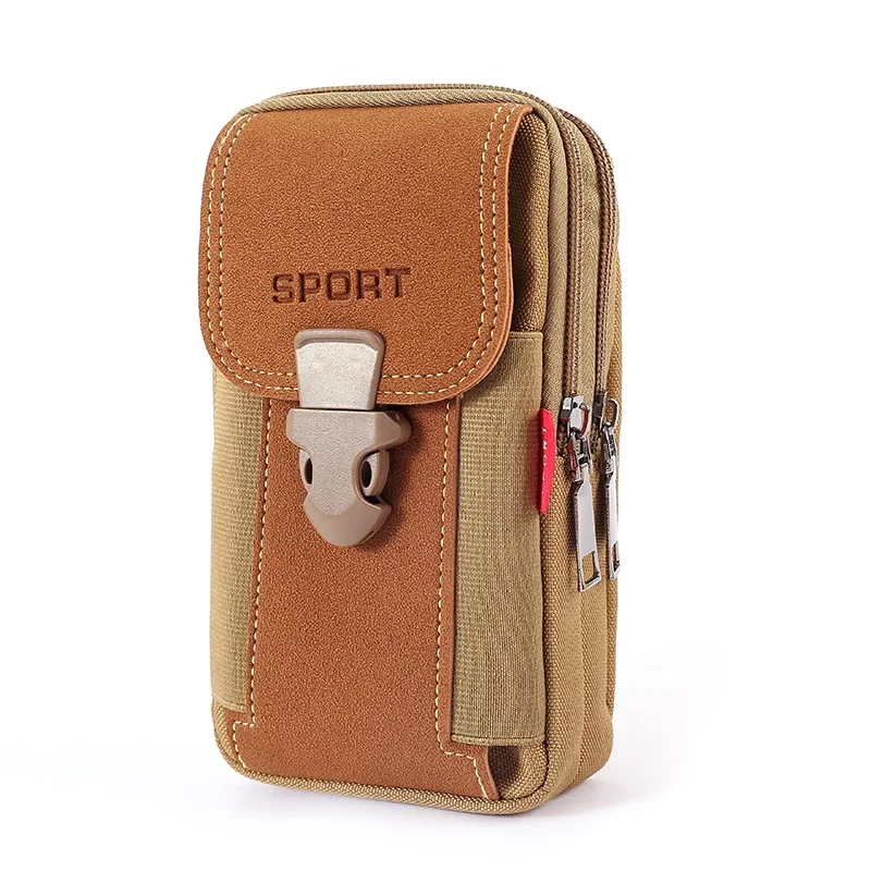 Novo grande capacidade esportes masculinos multi-funcional cinto cintura saco novo esportes saco do telefone moeda bolsa titular do cartão fácil de transportar