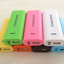 Banco de energía USB de 5600mAh, 2x18650, funda vacía de bolsillo, soporte de batería DIY, caja de cargador sin soldadura para carga de teléfono sin batería