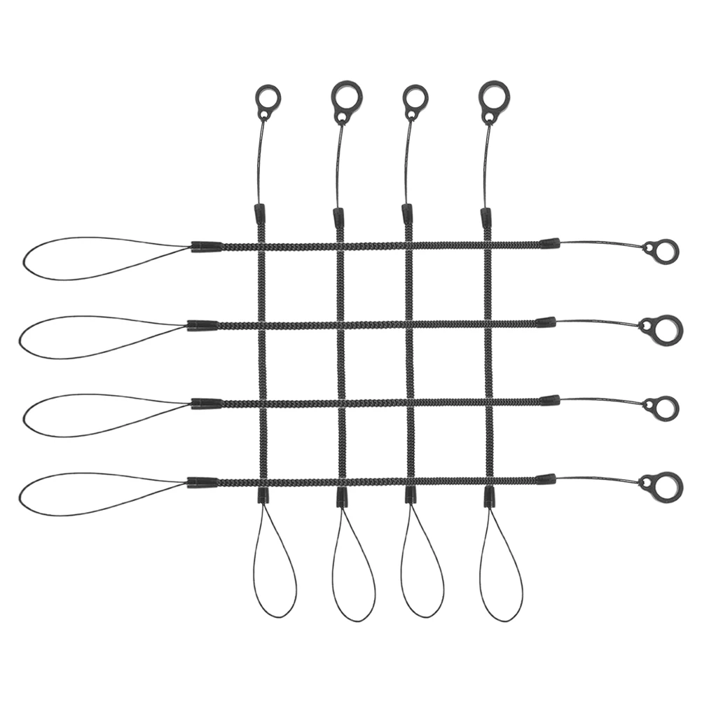 

8pcs Elastic Anti-Lost Lanyards Retractable Spring Straps Mobile Phones Tablets Office School Safety Lightweight Quick