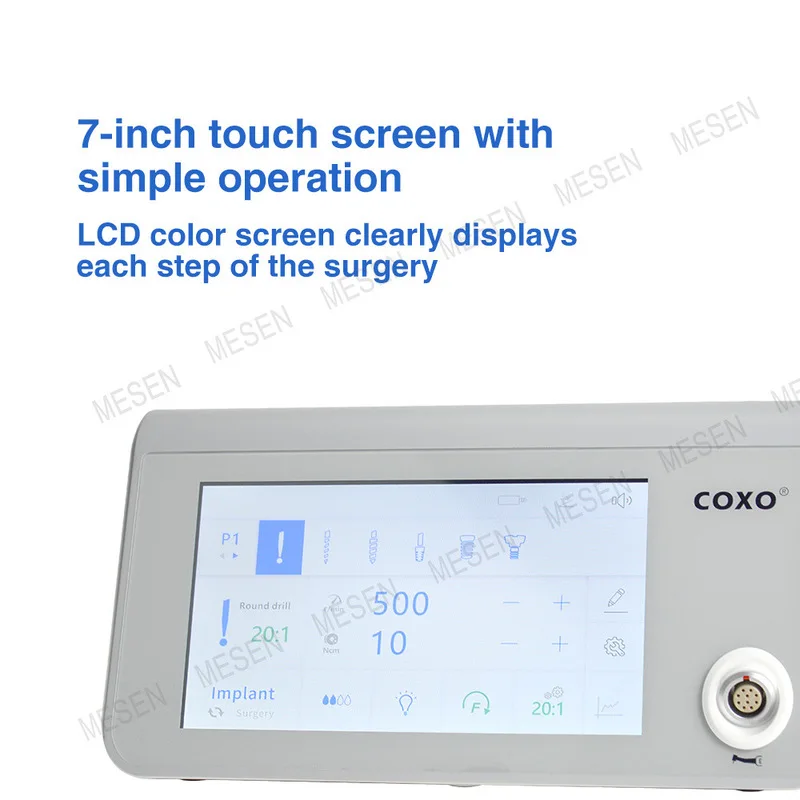 COXO 3rd‑Gen C‑SAILOR PRO+ Intra‑Oral Power Drive System, Touch‑Screen Main Unit with Matching Processing Instrument Handpiece