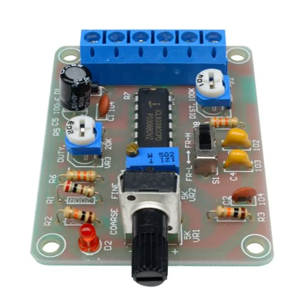 ICL8038 Monolithic Function Signal Generator Module Sine Square Triangle Welded DIY Kit Sine Square Triangle