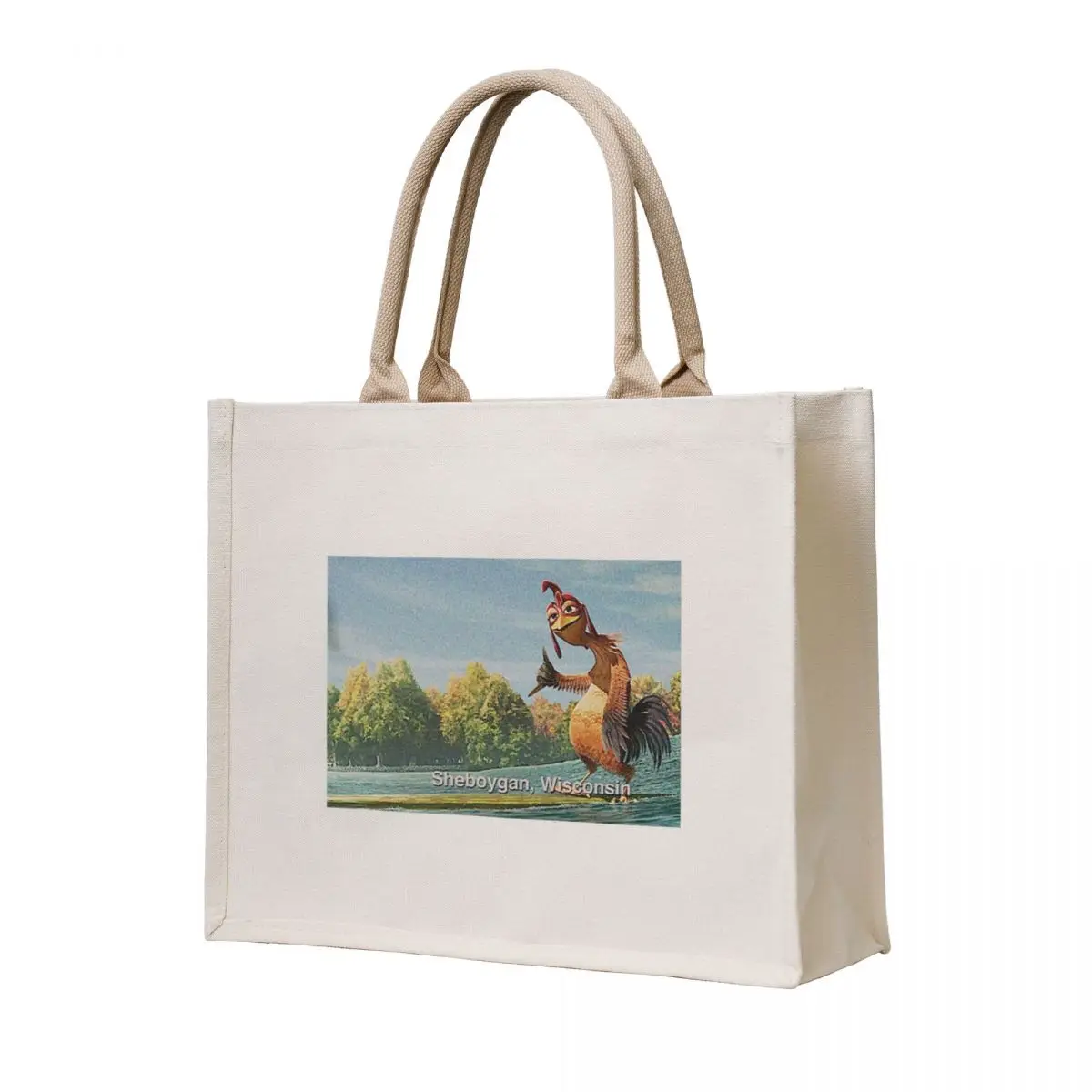 

Chicken Joe (Yellow Products) Tote Bag Lady bag foldable reusable bag sac pour femme Cloth bags