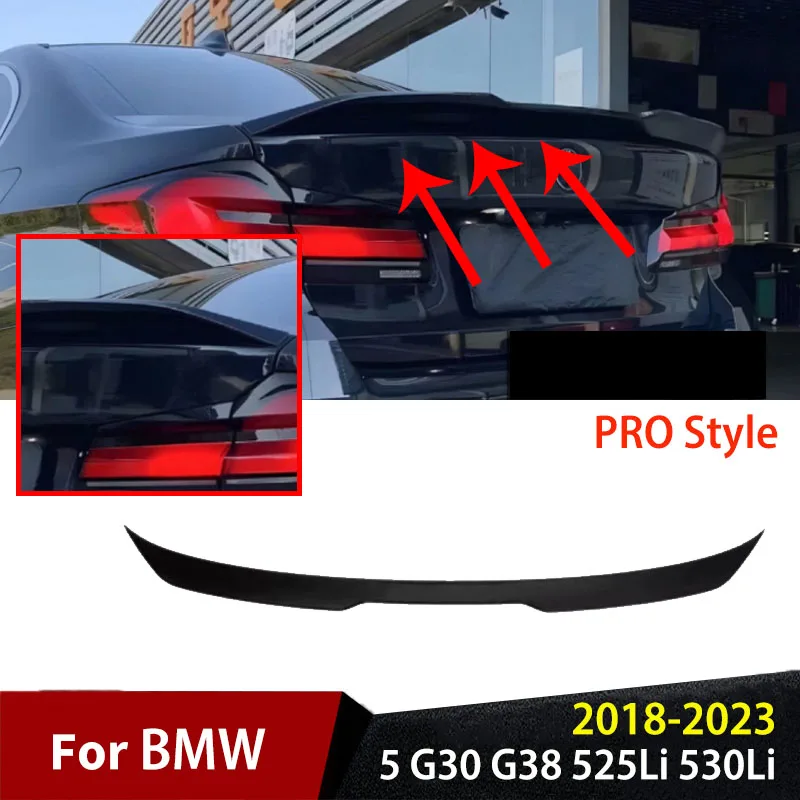 

For BMW 5-Series G30 G38 525Li 530i 2018 2019 2020 2021 2022 2023 Car Rear Trunk Spoiler Wing Accessories Auto Exterior Parts