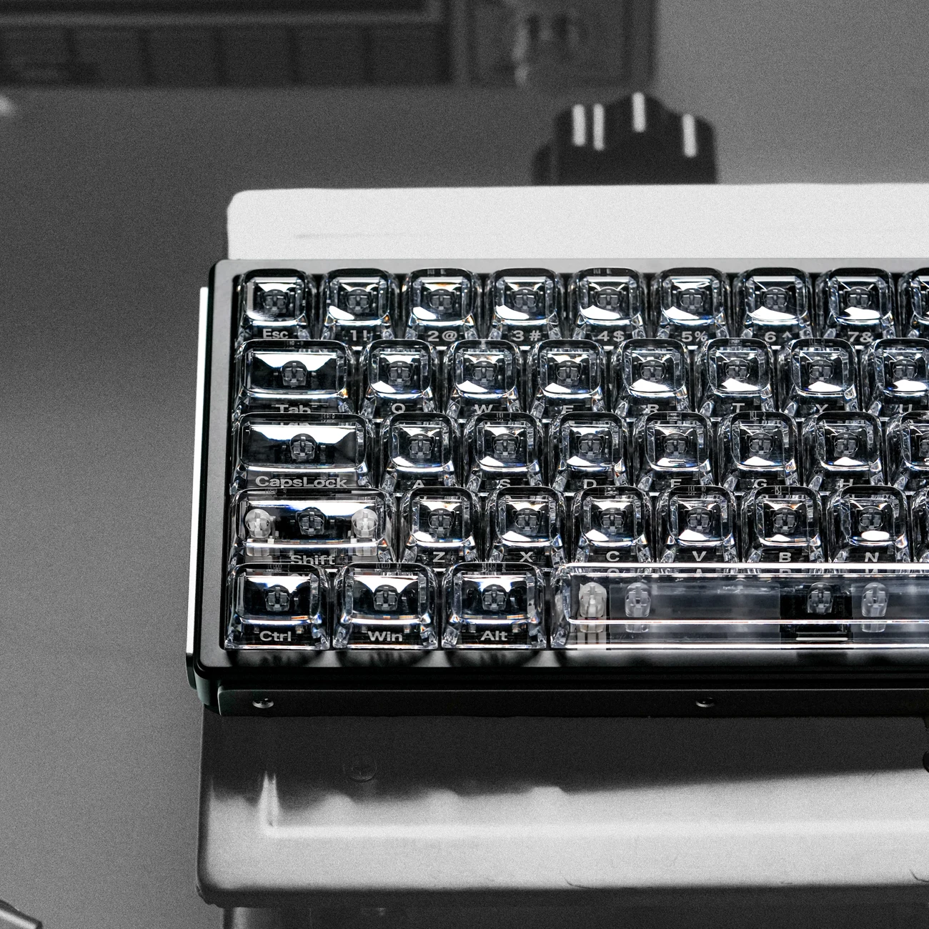 Mintcaps Diamond Prism Starry Night PC Keycaps 126 Keys ZDA Profile Transparent Crystal Keycaps For MX Mechanical Keyboard