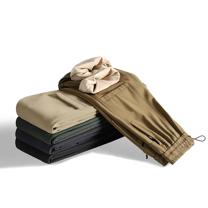Man Open Crotch Casual Pants Hidden Zippers Outdoor Sporty Easy Winter Thermal Leggings Warm Keep Trousers Crotchless Clubwear