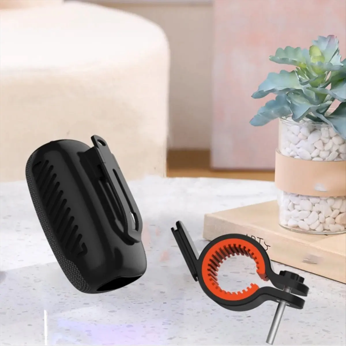 fine Outdoor Portable Bicycle Riding Speaker Type-C USB Rechargeable Waterproof Bluetooth-Compatible for Scooter Blue
