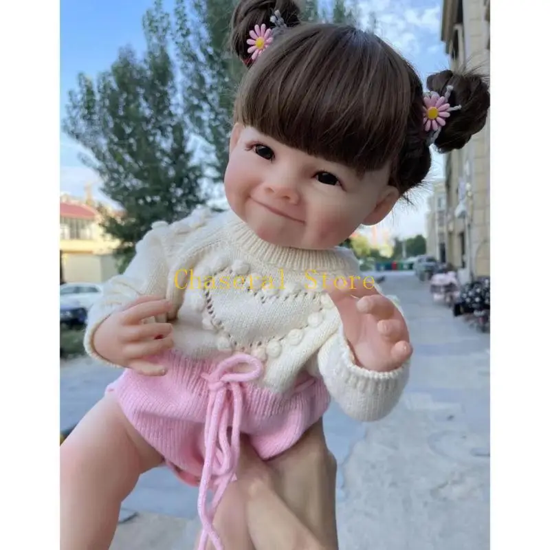 E7CE impermeabile bambola per bambina in vinile lenisce bambola per bambini, gioco per genitori