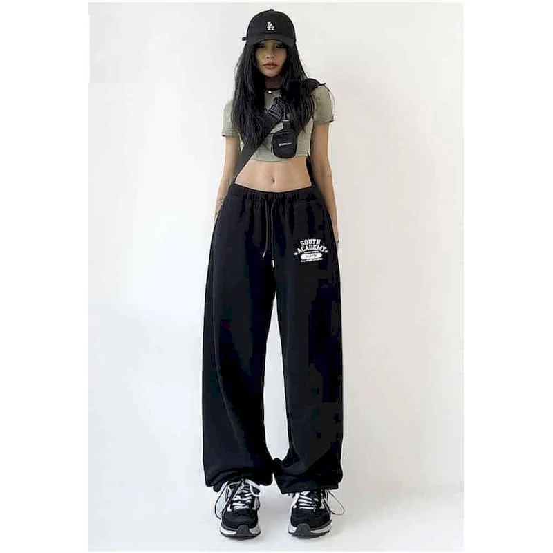 Streetwear Pants Women's Pants Loose High Street Harajuku Sweatpants Korean Fashion Vintage Full Length Trousers Y2k Clothes