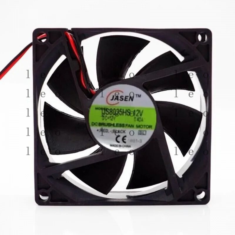 

AA for JASEN JS8025HS-12V DC12V 0.42A 8CM 2-Wire Cooling Fan #F4