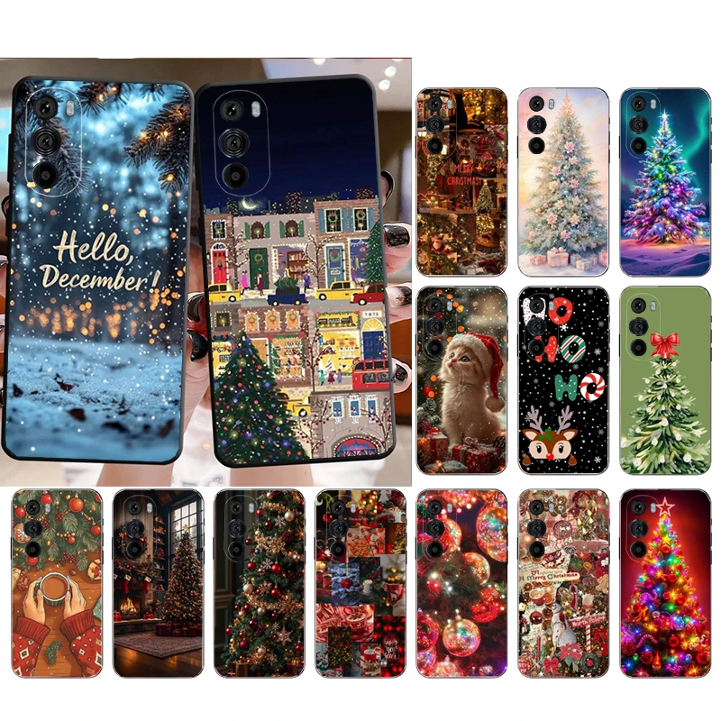 

Phone Case For Motorola Edge 50 40 Pro 60 50 40 30 Ultra Neo Fusion Moto G Play G Stylus G Power G Christmas Tree Art