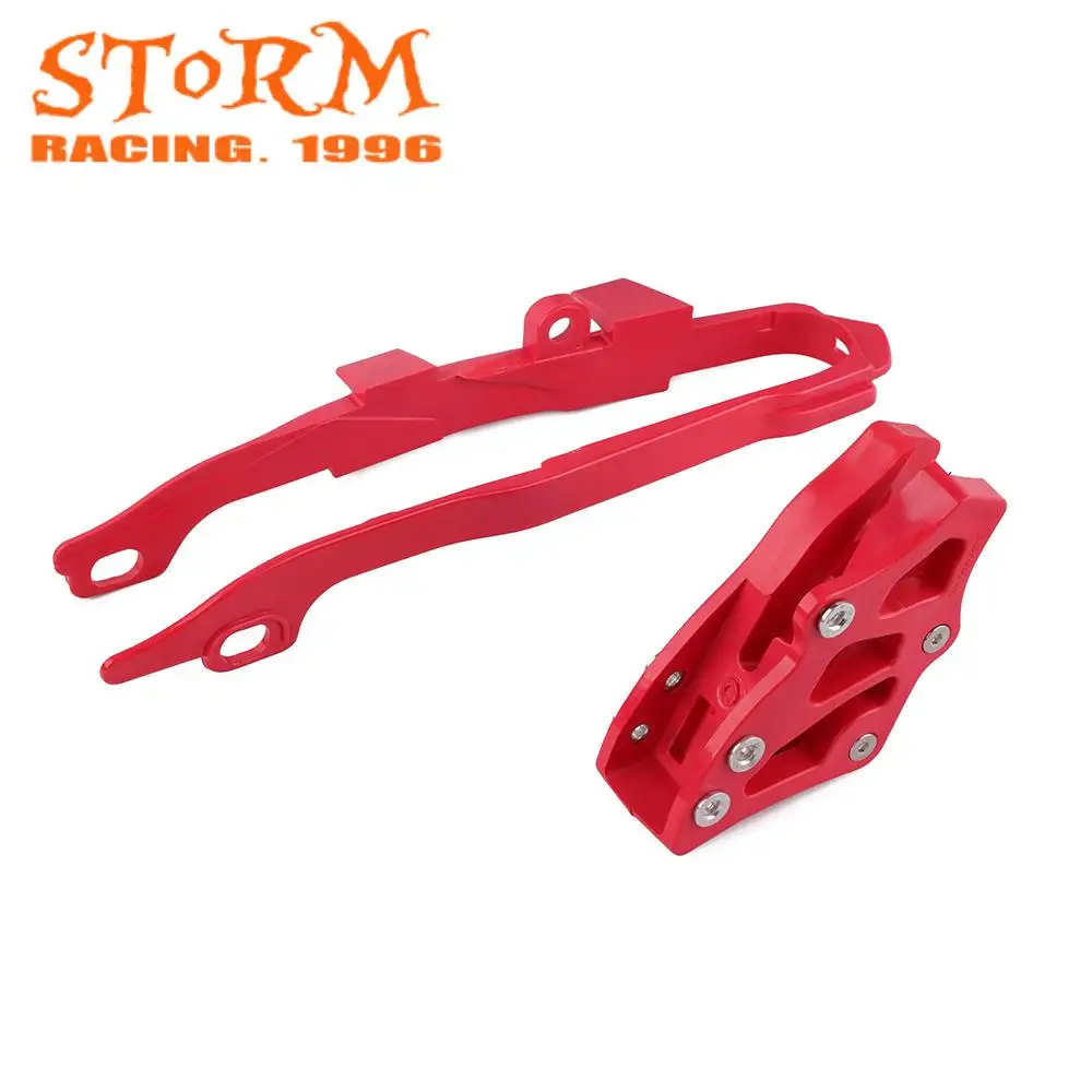 Motorcycle Parts Red Chain Slider Guide Guard Swingarm Slider Protector For HONDA CR125R CR250R CRF250R CRF450R CRF250X CRF450X